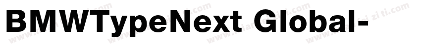 BMWTypeNext Global字体转换